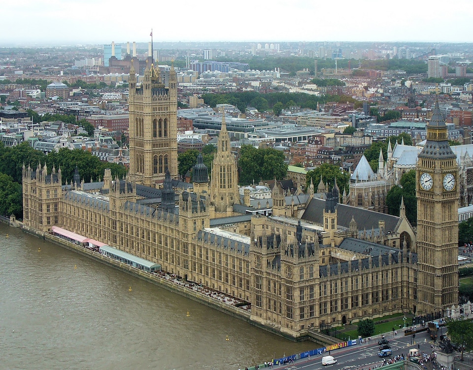 London eye view uk britain