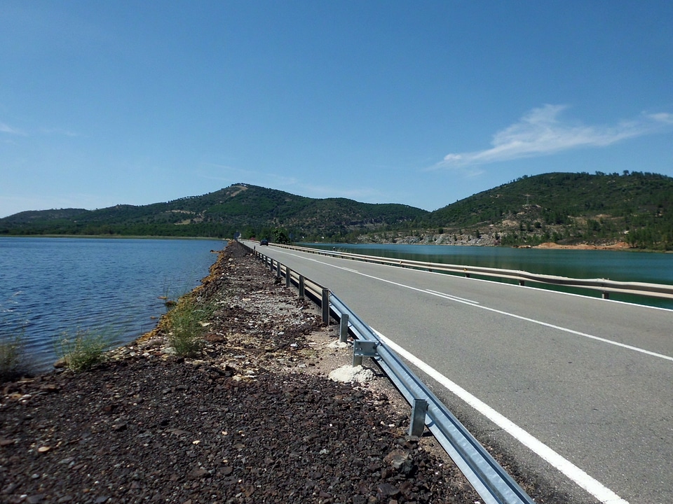 Water road nature red river