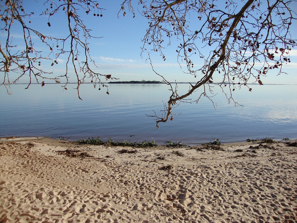 Water beach sand