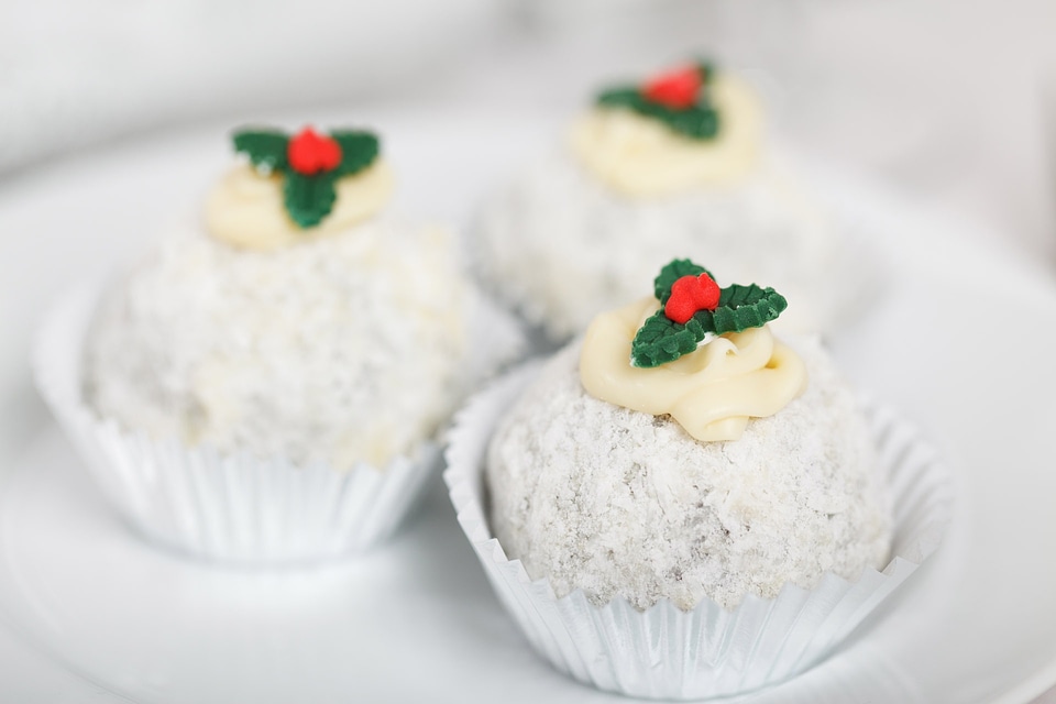 Delicious dessert festive