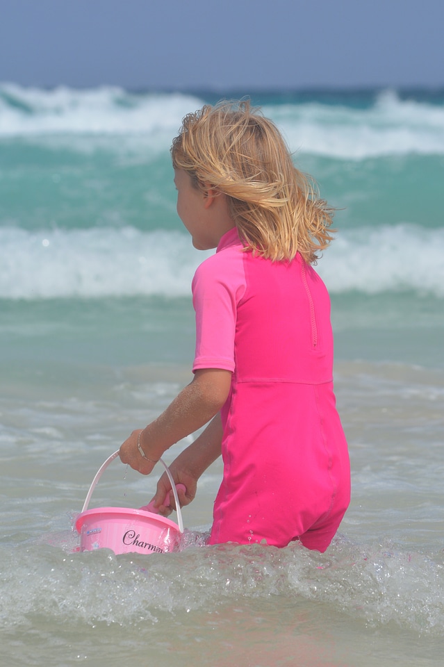 Girl pink people