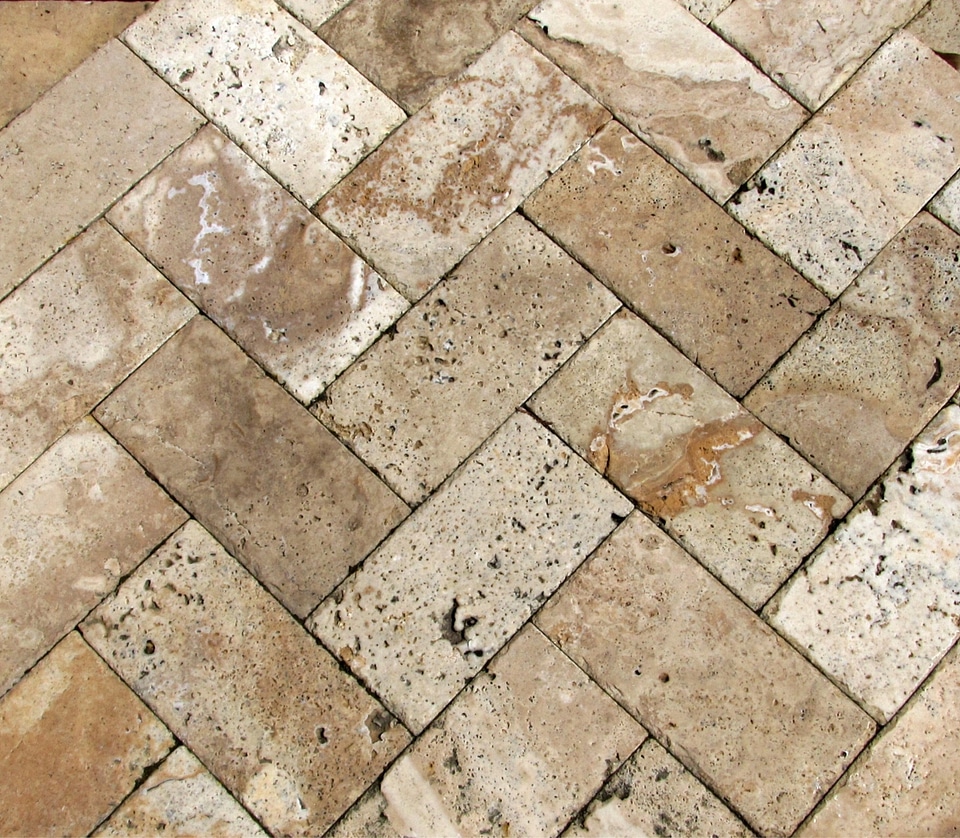 Pathway herringbone colorful