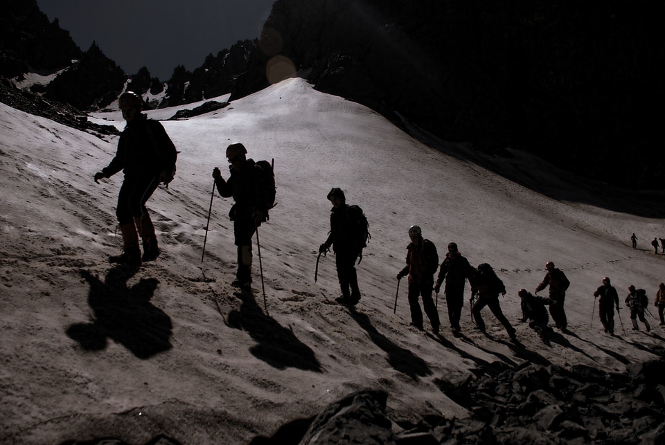 Alone loneliness mountaineer
