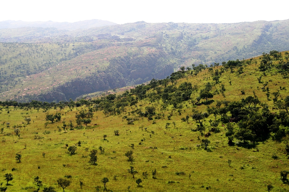Rolloing high aerial view