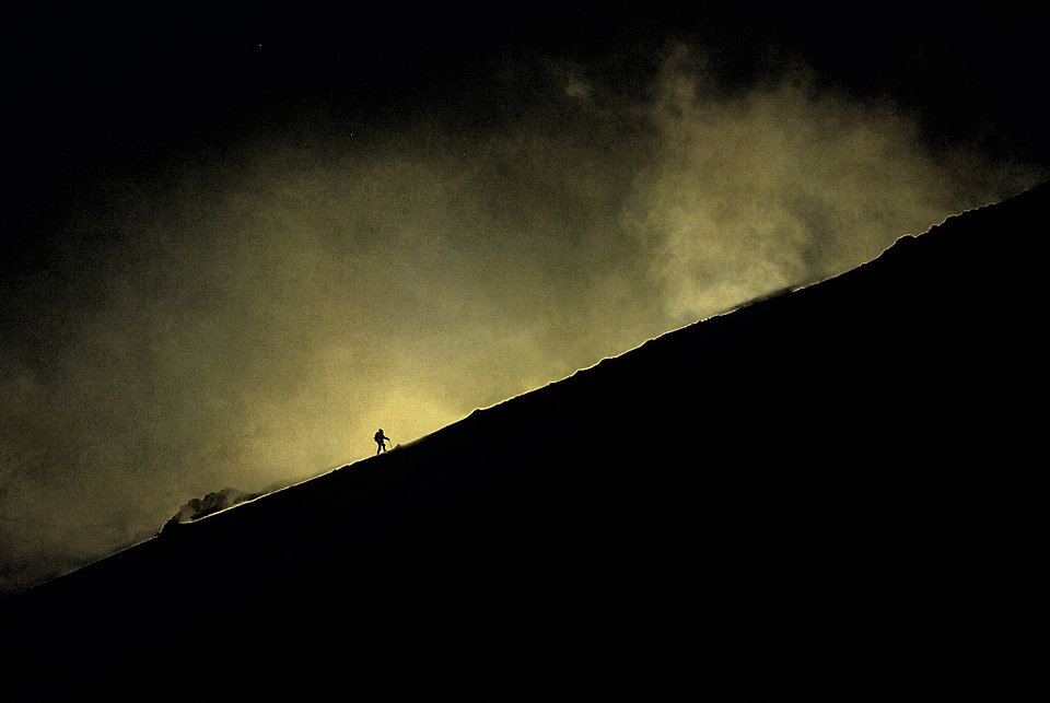 Alone loneliness mountaineer