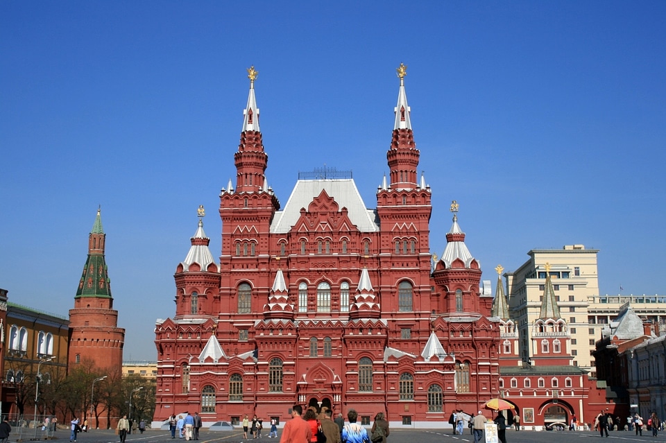 West red square silver roofs spires architecture