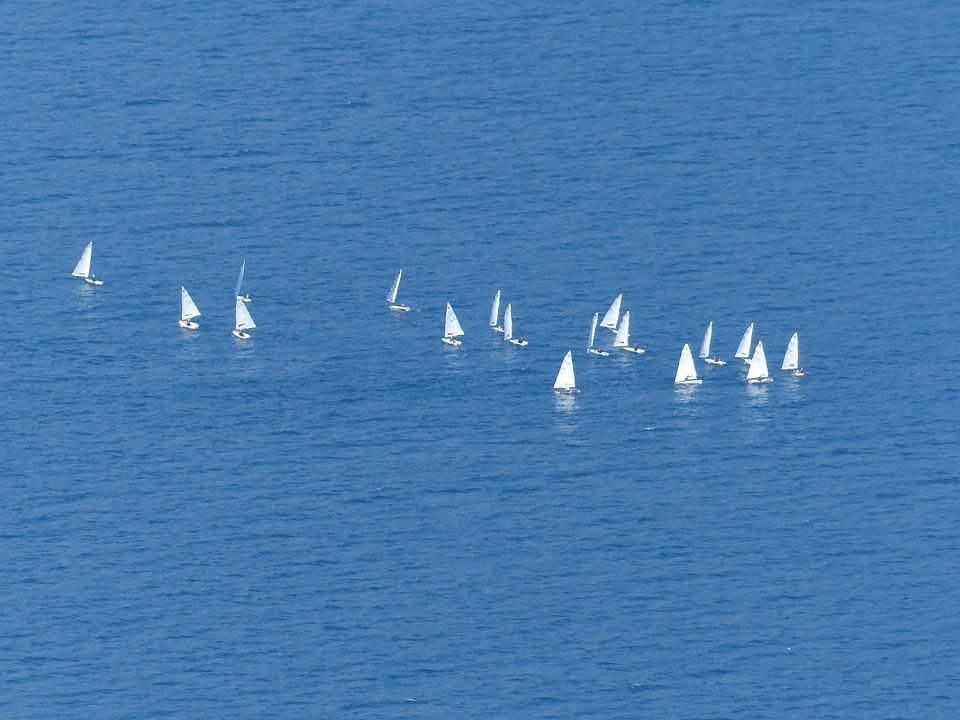 Sailing school water sports boats