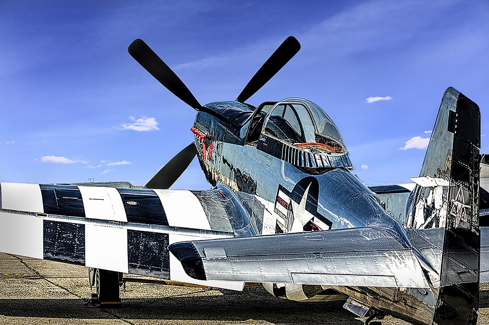 P-51 fighter aviation