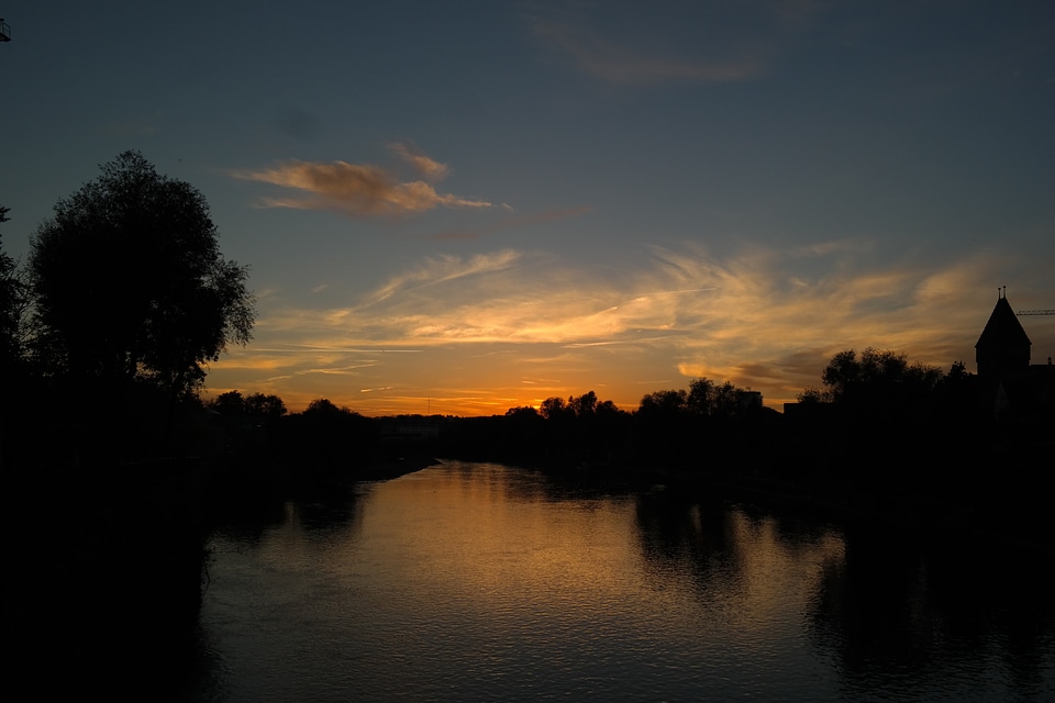 Sky river danube