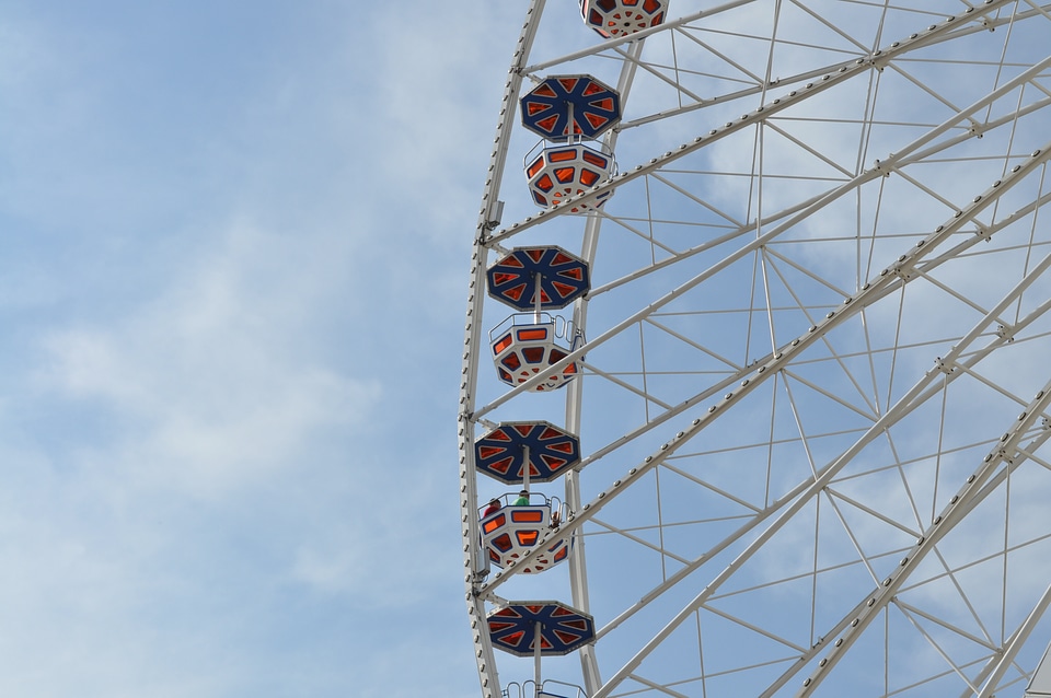 Ride summer blue sky