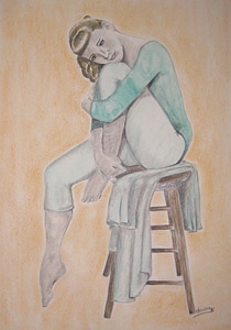 People drawing brown drawing