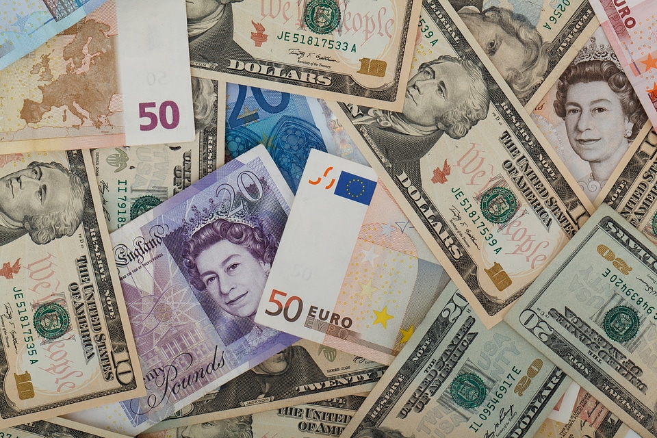 Business foreign exchange money