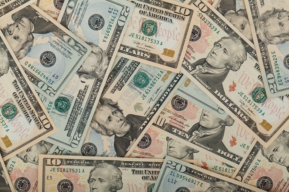 Business banknote currency