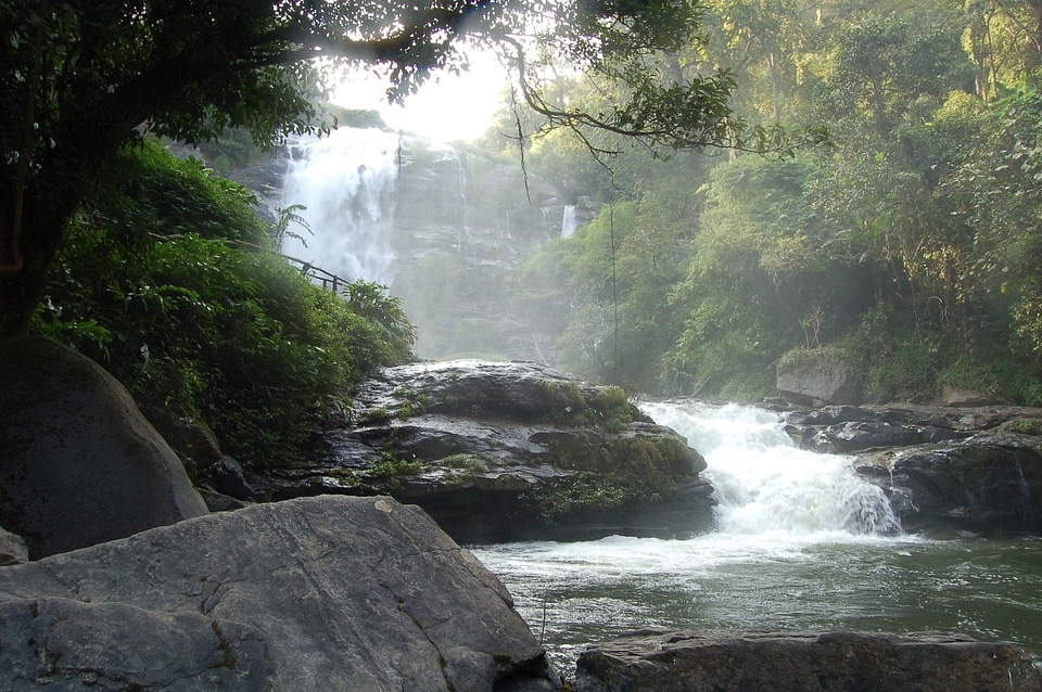 Landscape natural stream photo