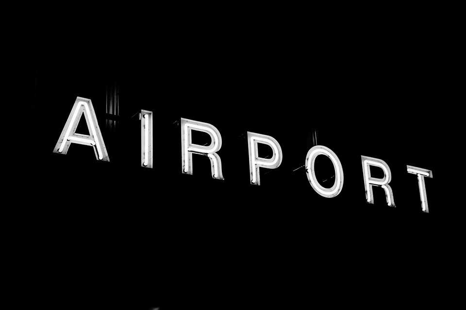 Night business flight