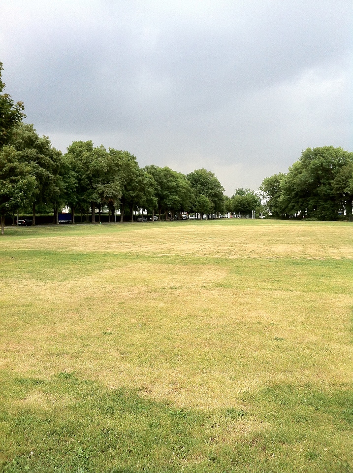 Drought bolzplatz football pitch
