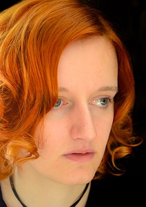 Hair female portrait photo
