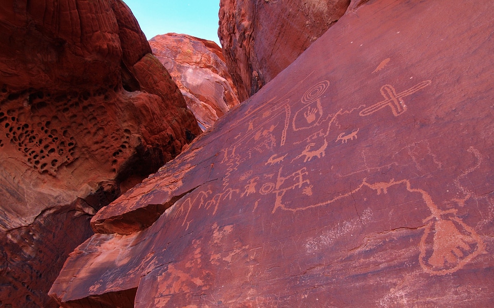 Petroglyphs symbols native american