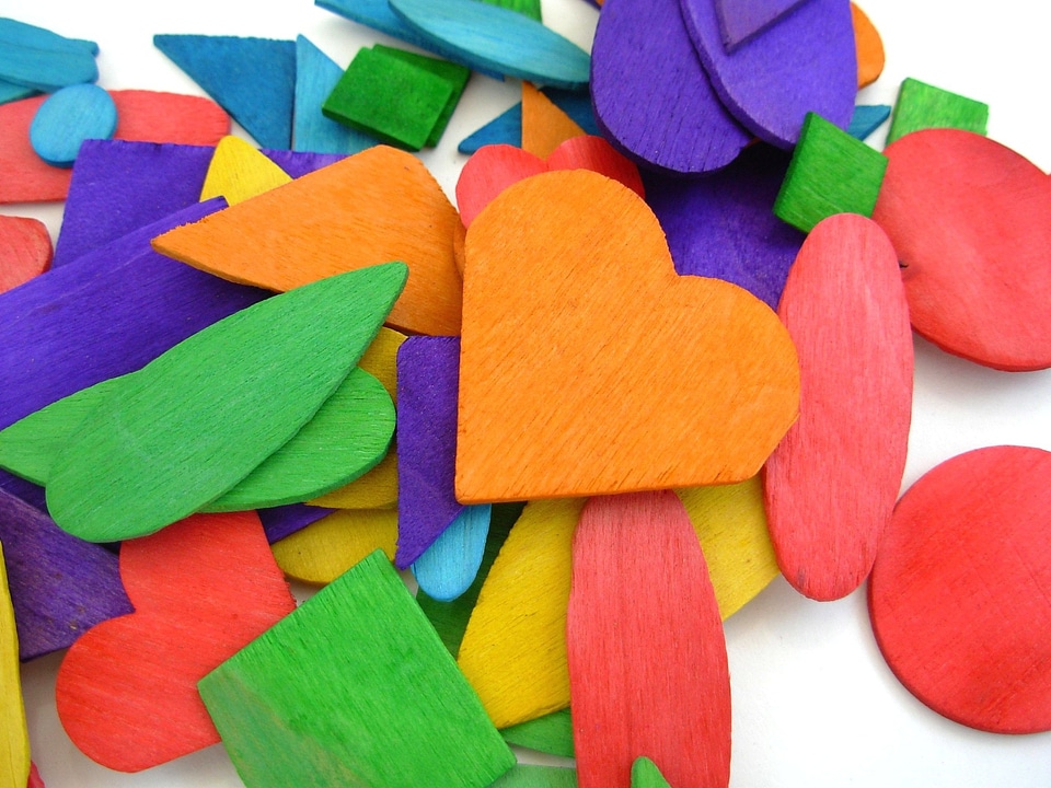 Colorful play puzzle