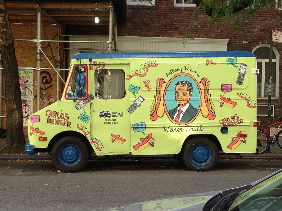 Wiener hotdog truck weiner truck