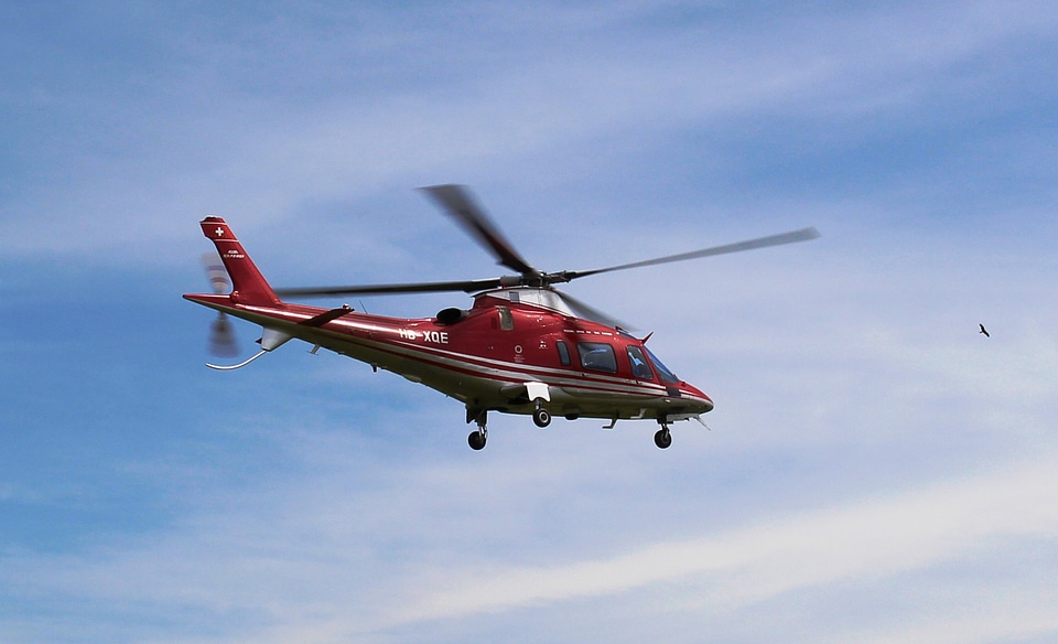 Helicopter flight rise