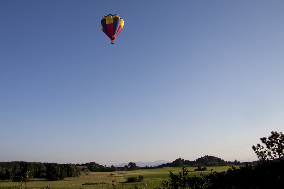 Filling gas air hot air balloon