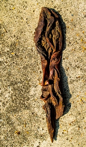 Carving wood picture portrait