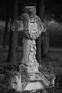 Mourning graves tombstone photo