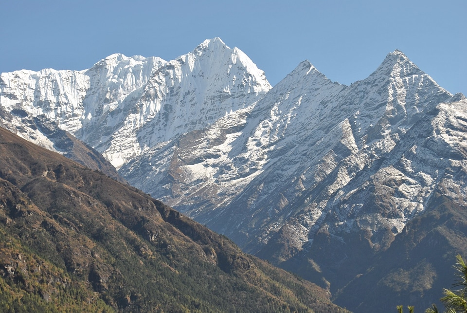 Trekking mount everest landscape photo