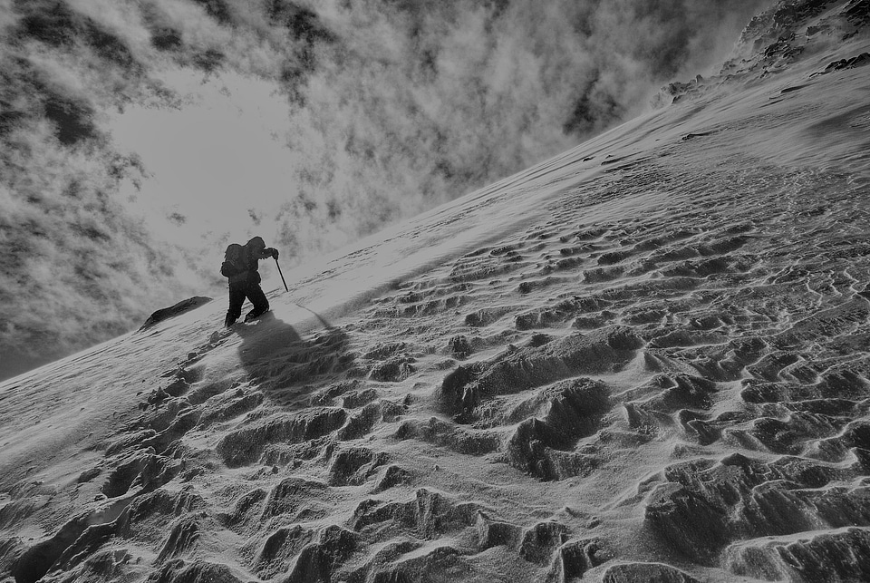 Mountaineer alpinism trekking