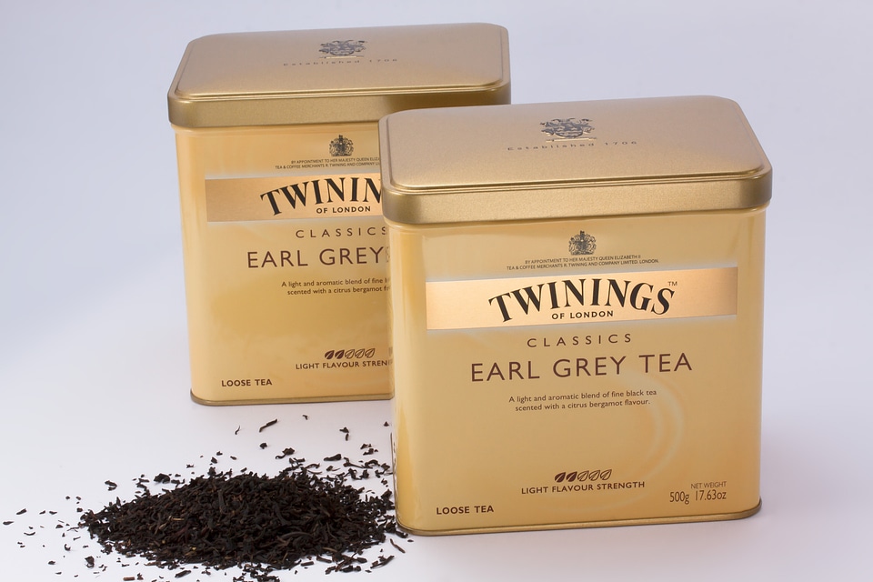 Earl gray twinings of london brand