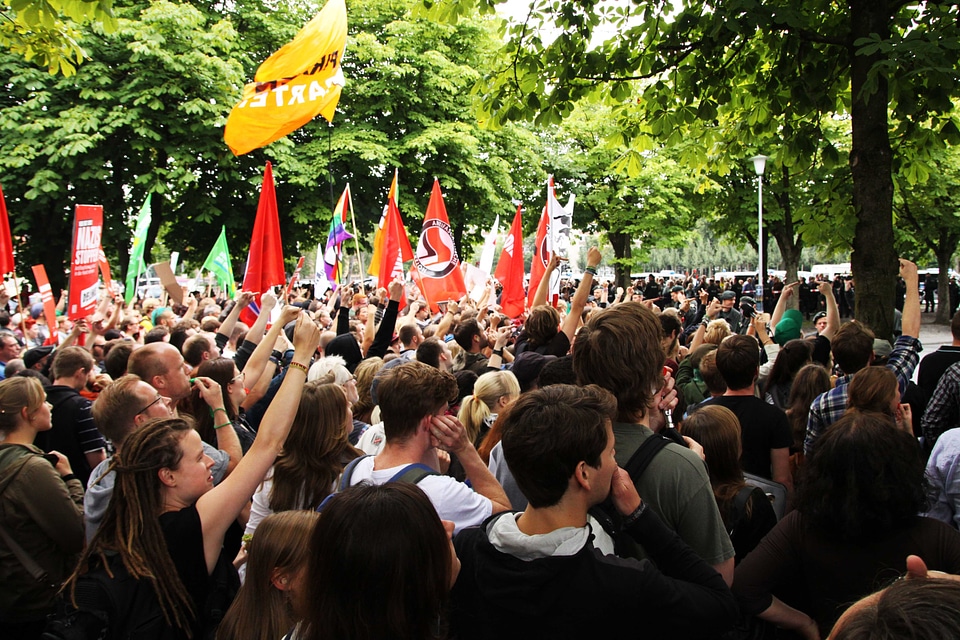 Human activists meeting