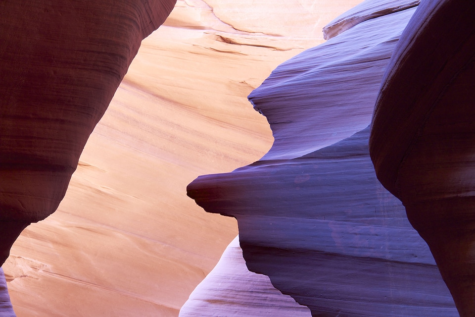 Canyon gorge lower antelope canyon photo