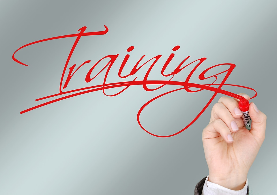 Write training logistics