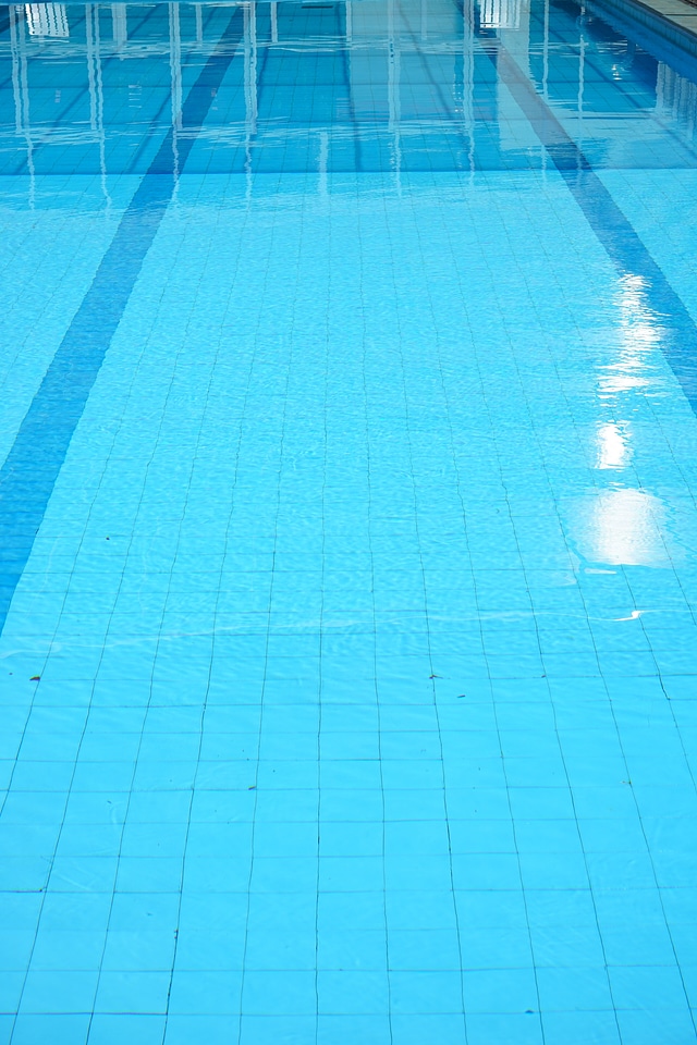 Water blue demarcation