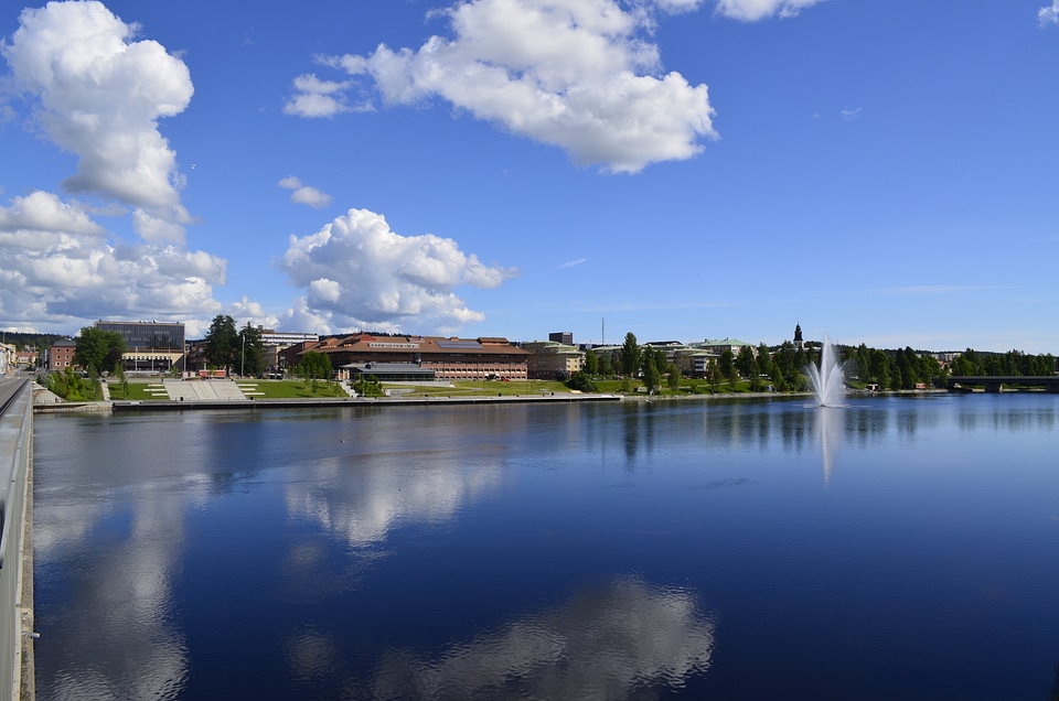 Skellefteå water himmel