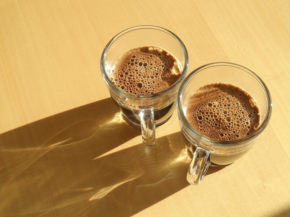 Cappuccino cup of coffee cafe