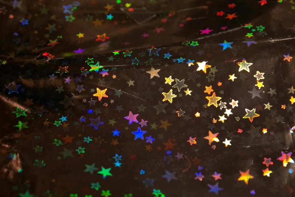 Colorful sparkling packed