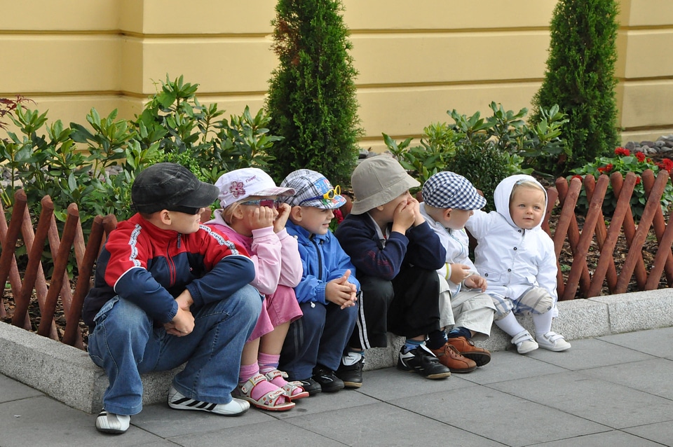 Fun young childhood