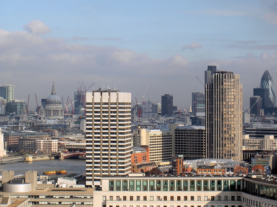 Skyline buildings sky