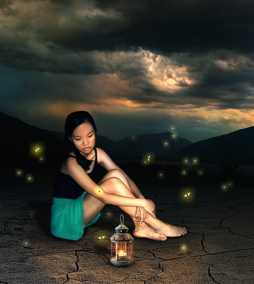 Artwork digital design dark sky
