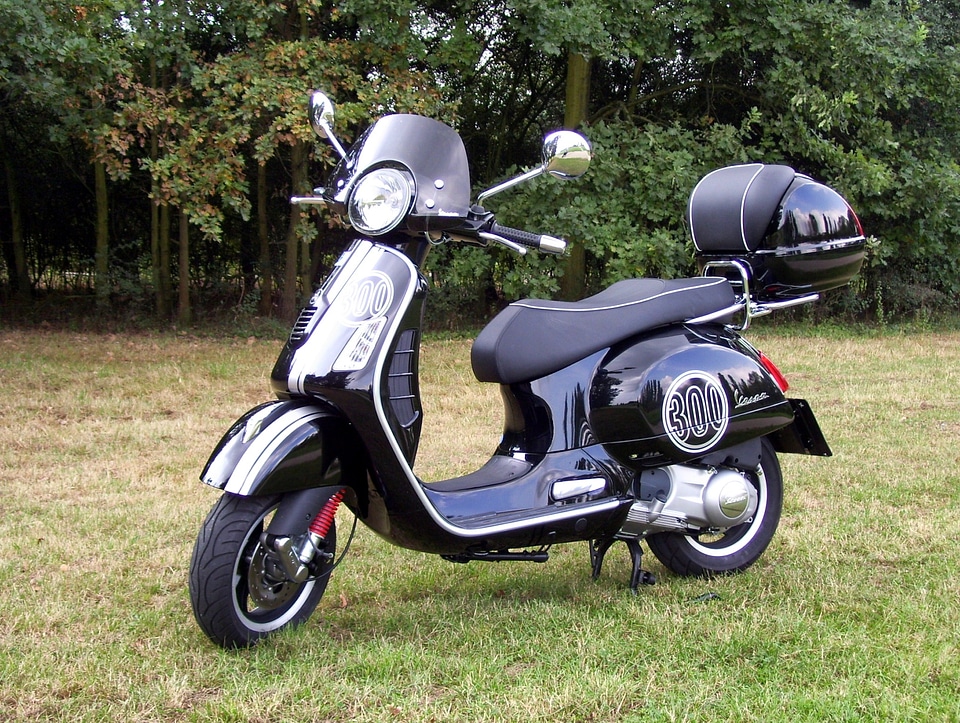 Scooter transportation portrait