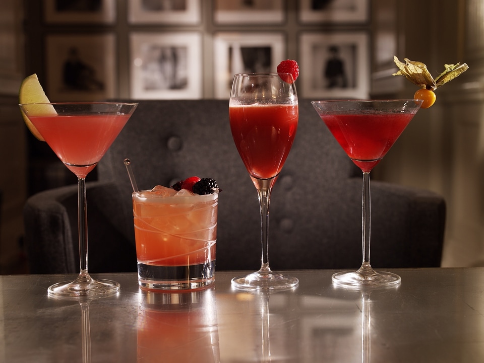 Cocktail martini libation