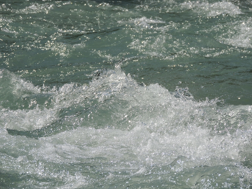 Waters glassy clear