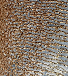 Dune sea aerial view satellite image