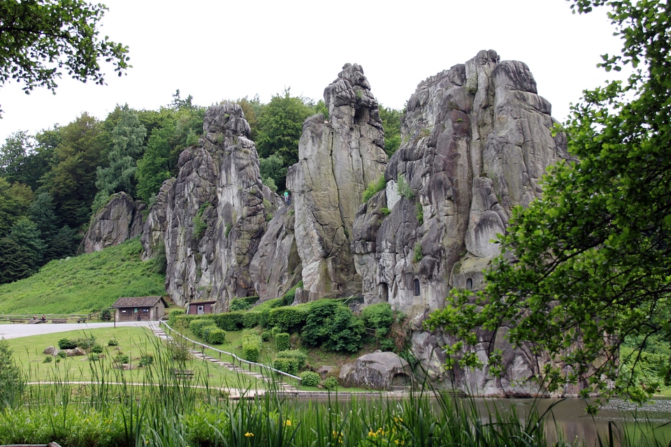 Stones externsteine teutoburg forest