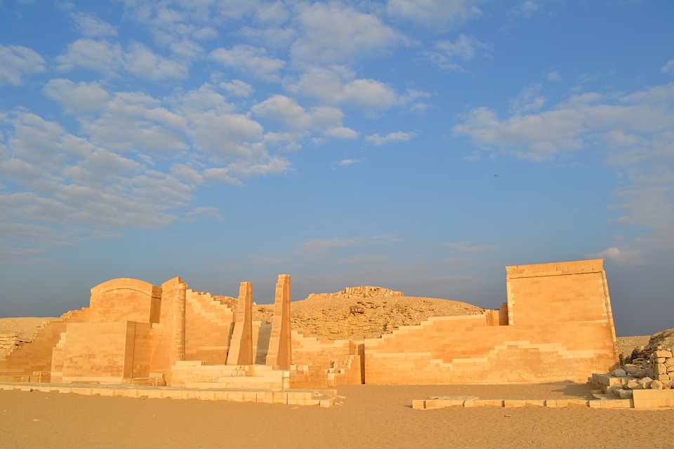 Scenery step pyramid djoser