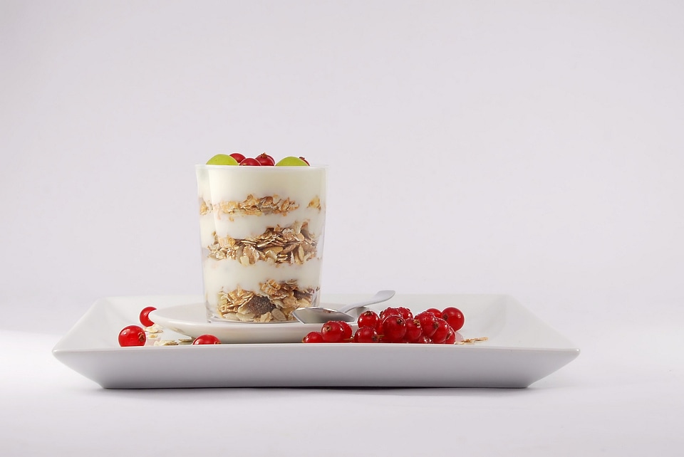 Cornflakes fruits cereals