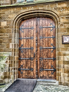 Doorway wood wooden