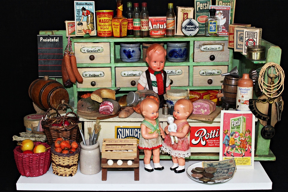 Children baby doll old